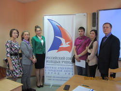 Председатели СНО с Председателем Местного отделения Российского союза молодых ученых в городе Уфа